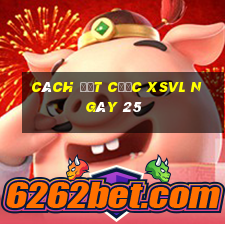 Cách đặt cược XSVL ngày 25