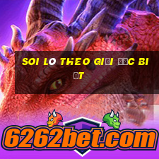 soi lô theo giải đặc biệt