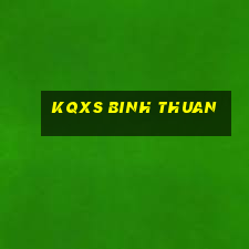 kqxs binh thuan