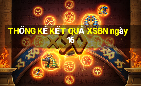 THỐNG KÊ KẾT QUẢ XSBN ngày 16