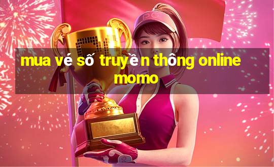 mua vé số truyền thông online momo