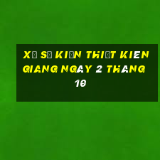 xổ số kiến thiết kiên giang ngày 2 tháng 10