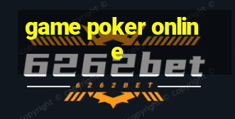 game poker online