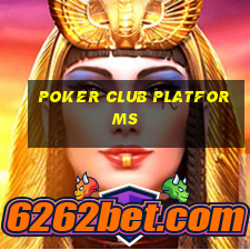 poker club platforms