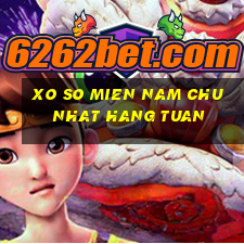 xo so mien nam chu nhat hang tuan