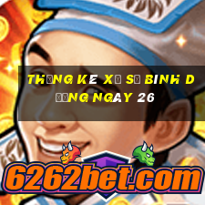 Thống kê Xổ Số bình dương ngày 26