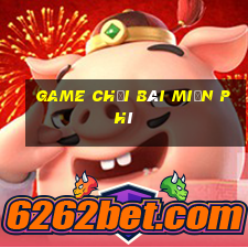 game chơi bài miễn phí