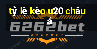 tỷ lệ kèo u20 châu á