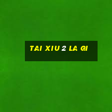 tai xiu 2 la gi