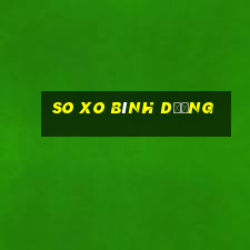 so xo bình dương