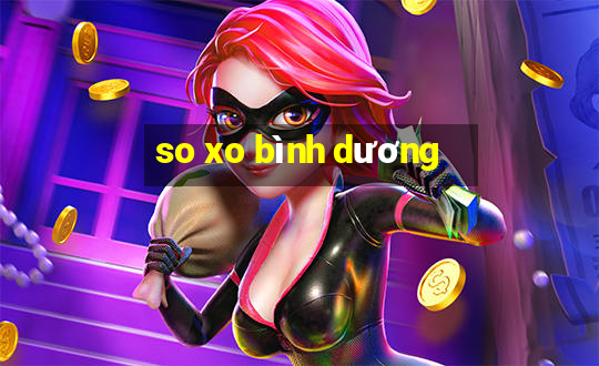 so xo bình dương