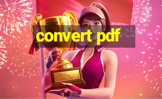 convert pdf