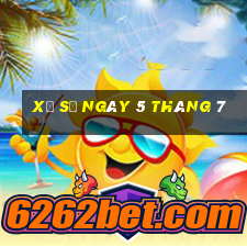 xổ số ngày 5 tháng 7