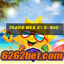 Trang web xổ số 5oo