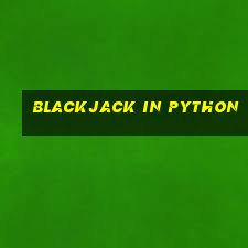 blackjack in python