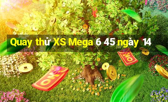 Quay thử XS Mega 6 45 ngày 14