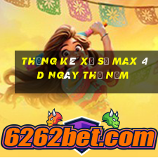 Thống kê xổ số max 4d ngày thứ năm