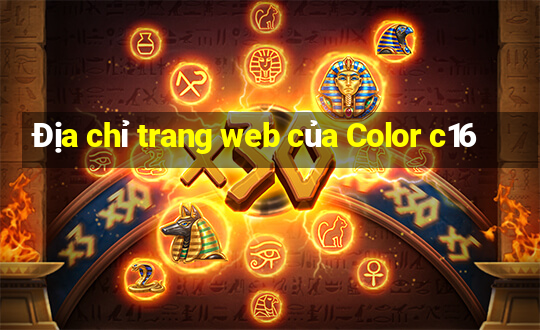 Địa chỉ trang web của Color c16