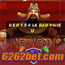 kèo 1 3 4 là bao nhiêu