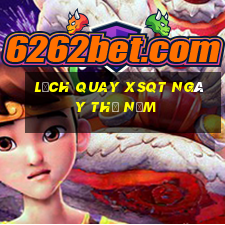 Lịch quay XSQT ngày thứ năm