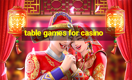 table games for casino