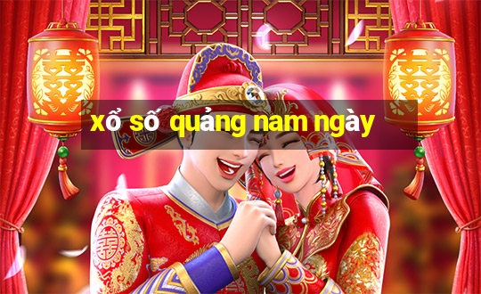 xổ số quảng nam ngày