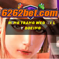 Mạng trang wed đại lý Boeing