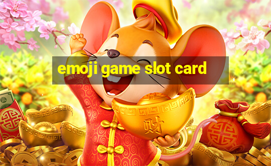 emoji game slot card