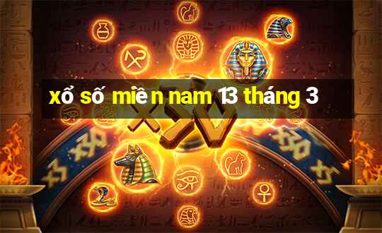 xổ số miền nam 13 tháng 3