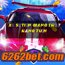 xổ số tiền giang thứ 7 hàng tuần