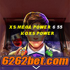 xs mega power 6 55  kqxs power