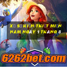 xổ số kiến thiết miền nam ngày 1 tháng 8