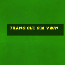 Trang chủ của vwin