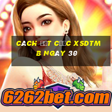 Cách đặt cược XSDTMB ngày 30