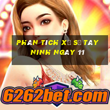 Phân tích Xổ Số Tây Ninh ngày 11