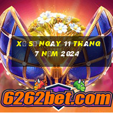 xổ số ngày 11 tháng 7 năm 2024