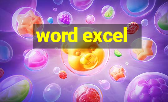 word excel