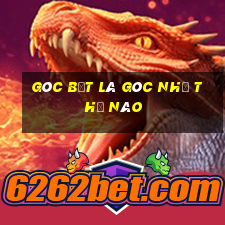 góc bẹt là góc như thế nào