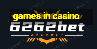 games in casino