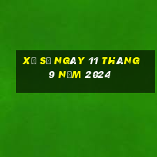 xổ số ngày 11 tháng 9 năm 2024