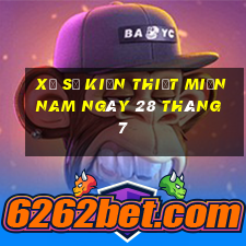 xổ số kiến thiết miền nam ngày 28 tháng 7