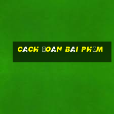 cách đoán bài phỏm