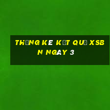 THỐNG KÊ KẾT QUẢ XSBN ngày 3