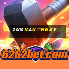 2000 màu đăng ký