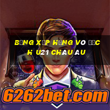 bảng xếp hạng vô địch u21 châu âu