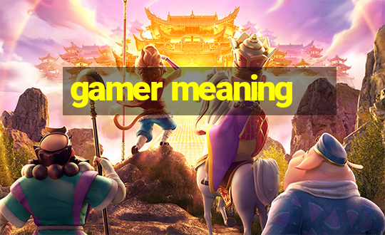 gamer meaning