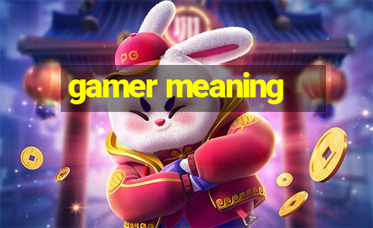 gamer meaning