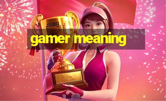 gamer meaning