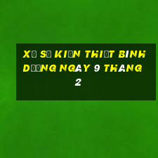 xổ số kiến thiết bình dương ngày 9 tháng 2