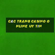 các trang casino online uy tín